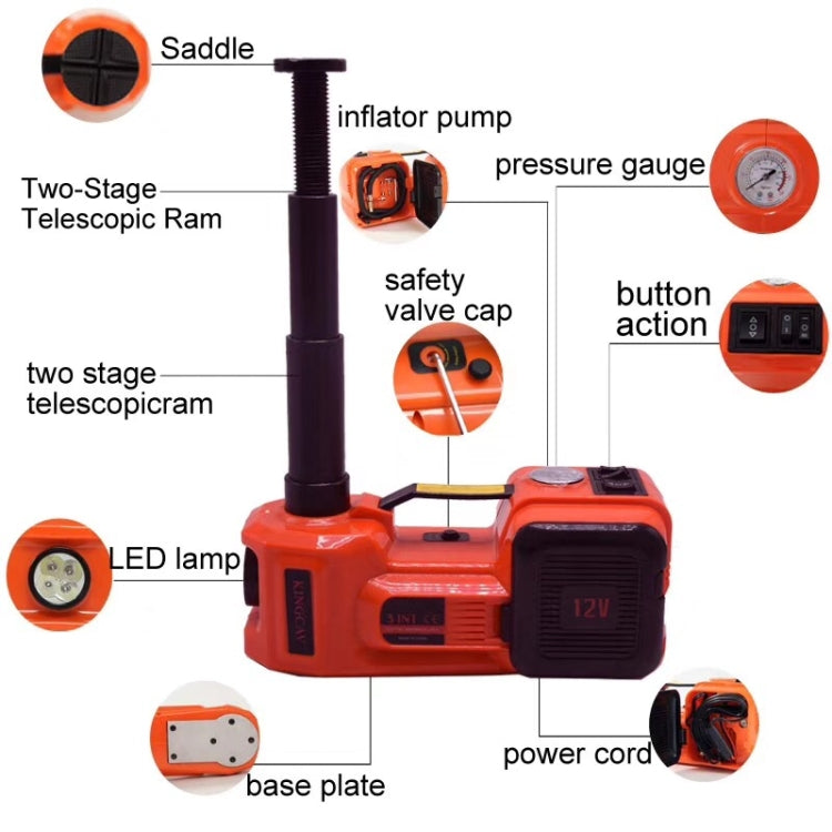 3 In 1 Car Electric Jack Air Pump Electric Wrench Maintenance Tools Set, 3 In 1 Car Electric Jack Air Pump 3 In 1 Car Electric Jack Air Pump Electric Wrench Maintenance Tools Set, 3 In 1 Car Electric Jack Air Pump